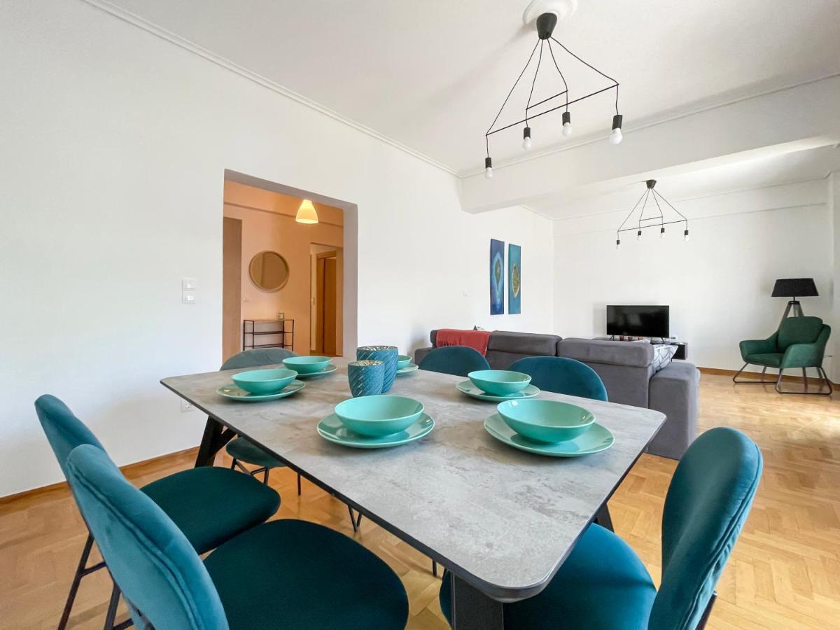 Aristotelous Sunny 118Sqm Apt In Viktoria Athens Exterior photo